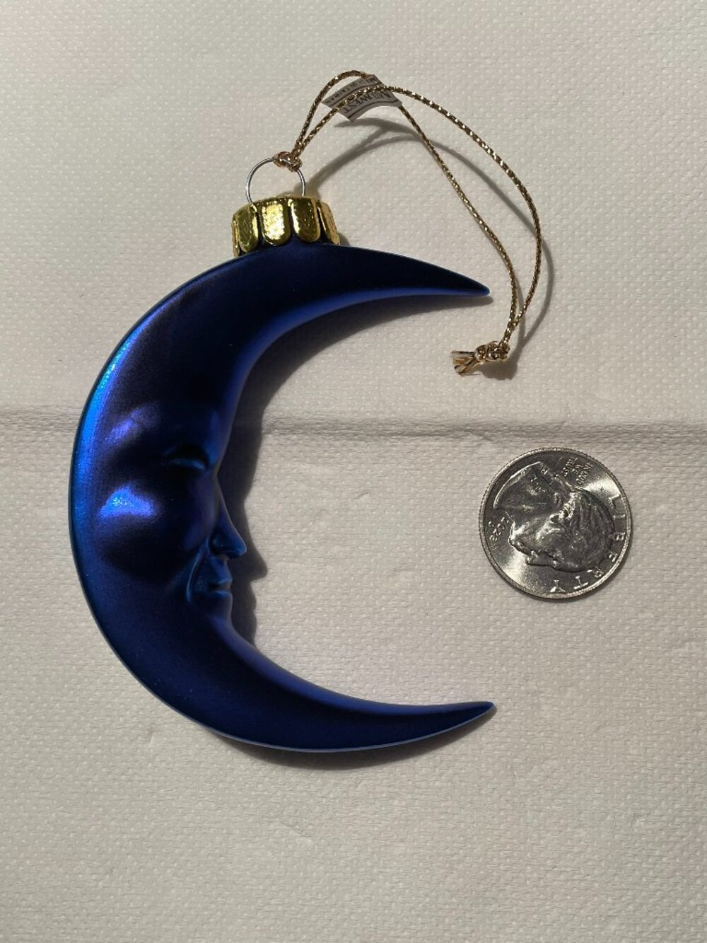 Blue moon ornament